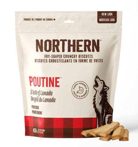 Northern Pet Poutine Fry-Shaped Crunchy Biscuits Dog 450g
