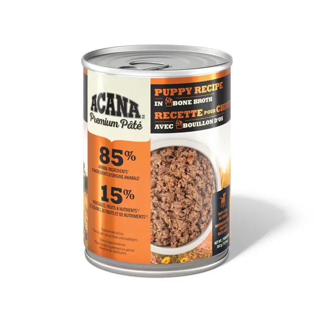 Acana Premium Chunks, Puppy Recipe in Bone Broth 363g