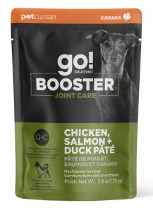 Go Booster Joint Care Chicken, Salmon And Duck Pate Meal Topper 2.8oz