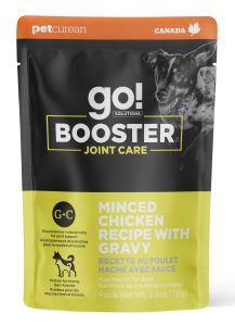 Go Booster Joint Care Minced Chicken With Gravy Meal Topper 2.8oz