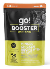 Go Booster Joint Care Minced Chicken With Gravy Meal Topper Dog 2.8oz