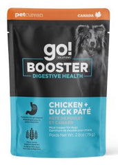 Go Booster Digestive Health Chicken And Duck Pate Meal Topper 2.8oz