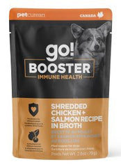 Go Booster Immune Health Shredded Chicken And Salmon In Broth Meal Topper 2.8oz