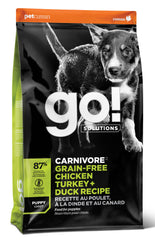 Go Carnivore Grain Free Chicken, Turkey & Duck Puppy Recipe