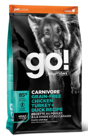 Go Carnivore Grain Free Chicken, Turkey and Duck Adult Recipe