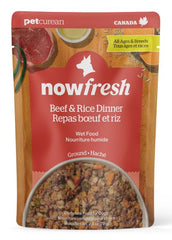 Now Fresh Ground Beef & Rice Wet Dog Food with Grains 2.8oz