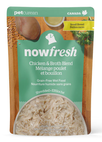 Now Fresh Shredded Chicken & Broth Grain-Free Wet Dog Food 2.8oz