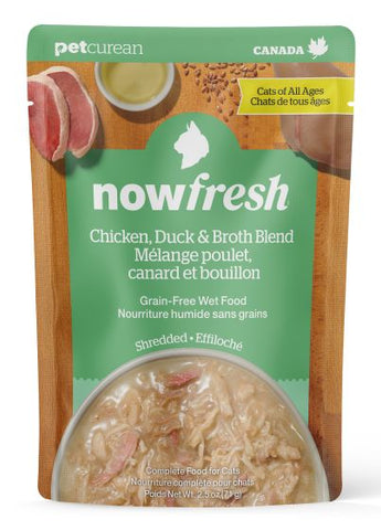 Now Fresh Chicken, Duck & Broth Grain-Free Wet Cat Food 2.5oz