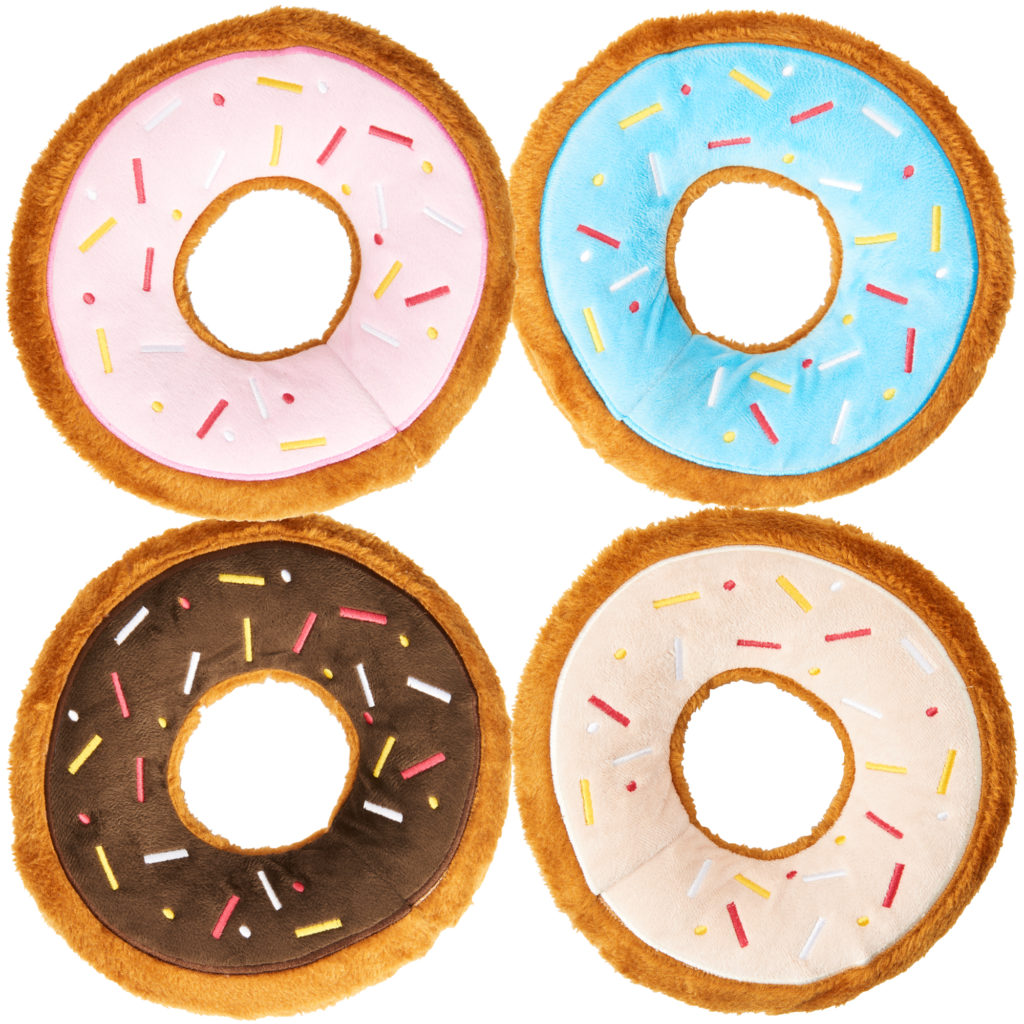 Spot Plush Tasty Donut 5" Assorted Dog Toy
