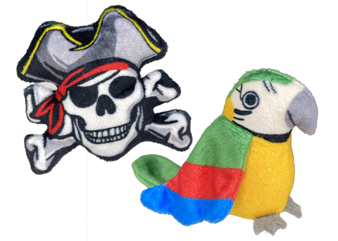 Multipet Margaritaville Pirate & Parrot Cat Toy