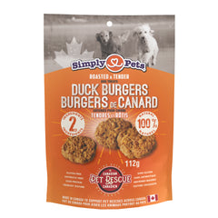 Simply Pets Duck Burgers 112g