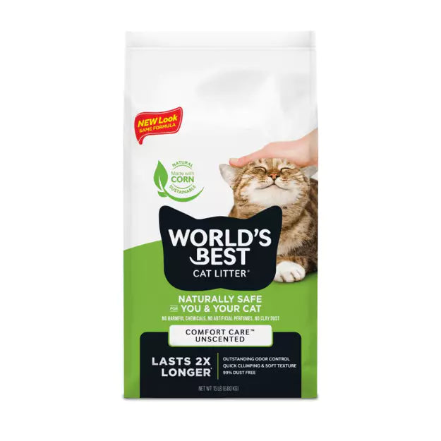 World's Best Original Clumping Unscented Cat Litter 14lbs