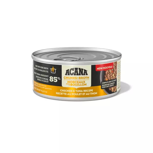 Acana Chunks in Broth Chicken & Tuna Recipe 155g