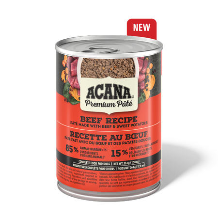 Acana Premium Pate, Beef Recipe 363g