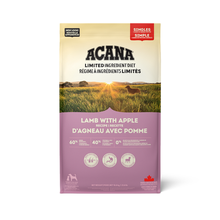 Acana Singles, Lamb with Apple Recipe