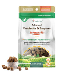 Naturvet Scoopables Advanced Probiotics & Enzymes Supplement for Dogs