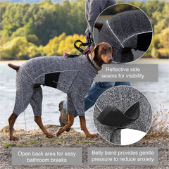 Kurgo "Stowe" Base Layer For Dog Heather Black