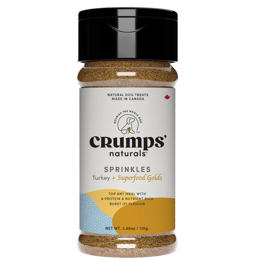 Crump's Turkey + Superfood Golds Sprinkles Dog Food Topper 110g