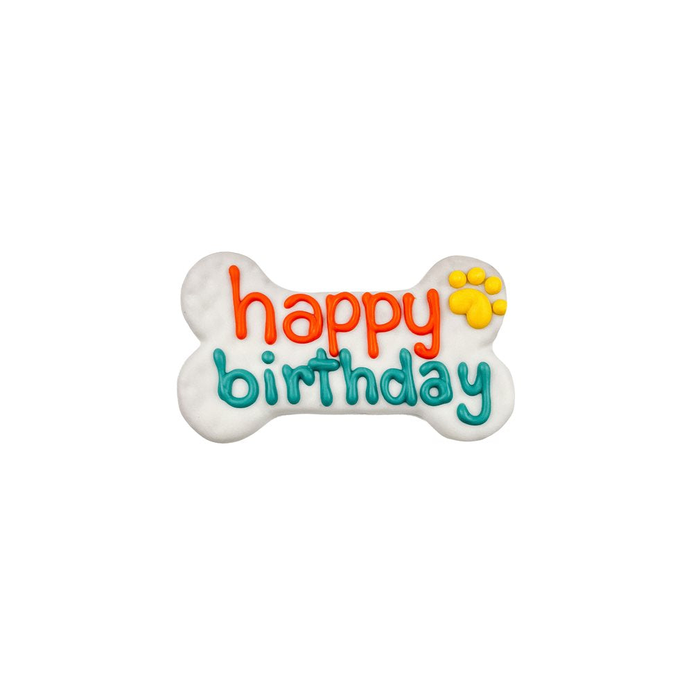 Bosco & Roxys Happy Birthday Dog Bone 6"