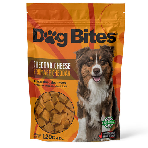 Dog Bites Freeze Dried Cheddar Cheese Dog Treat