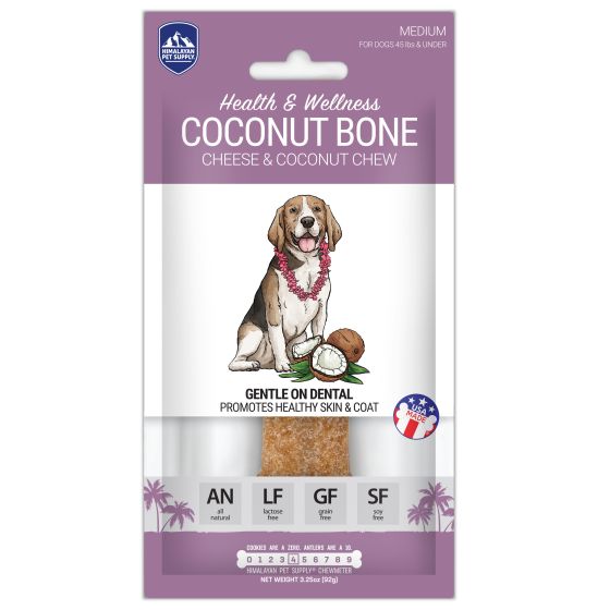 Himalayan Dog Chew Coconut Medium Dog Bone
