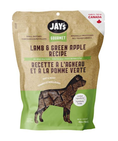 Jay's Gourmet Lamb & Apple Air-Dried Treats Dog 454g