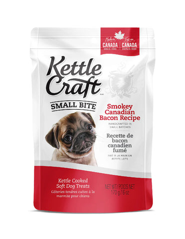 Kettle Craft Dog Treats Smokey Canadian Bacon Recipe 170g
