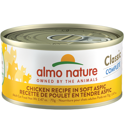 Almo Nature Classic Complete Cat Food - Chicken Recipe In Gravy 70g