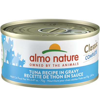 Almo Nature Classic Complete Cat Food - Tuna Recipe In Gravy 70g