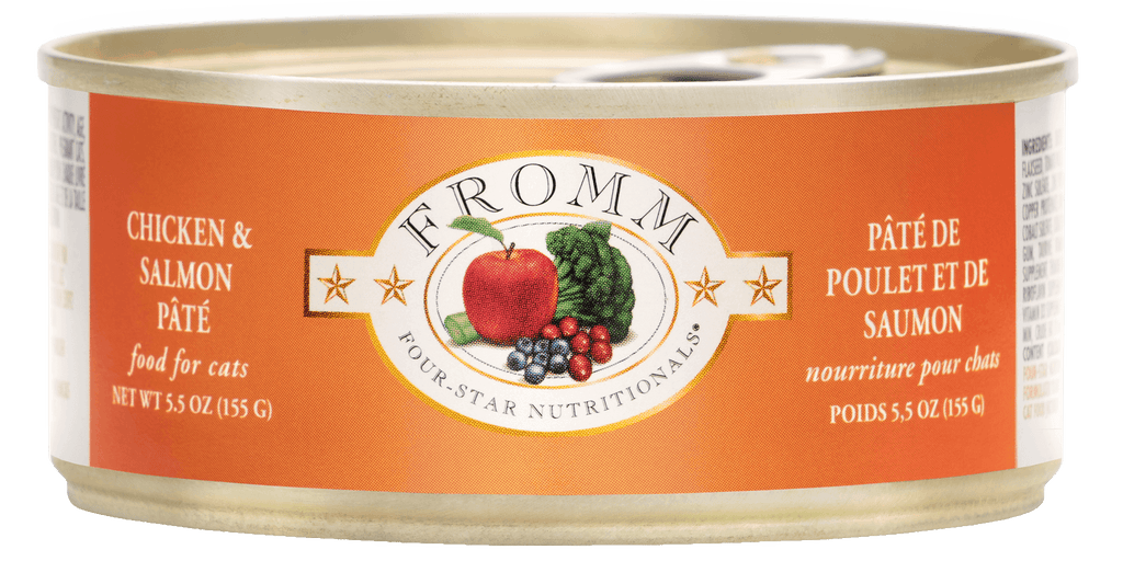Fromm Four-Star Chicken & Salmon Pâté Wet Cat Food 5oz