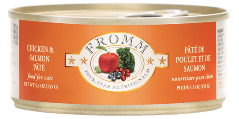 Fromm Four-Star Chicken & Salmon Pâté Wet Cat Food 5oz