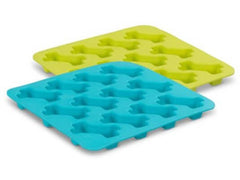 Messy Mutts Silicone Bake and Freeze Treat Maker 2 Pack - 12 x 1oz Bones