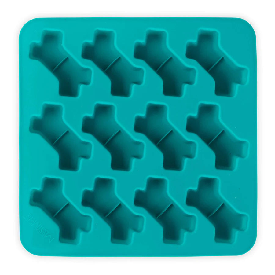 Messy Mutts Silicone Bake and Freeze Treat Maker 2 Pack - 12 x 1oz Bones