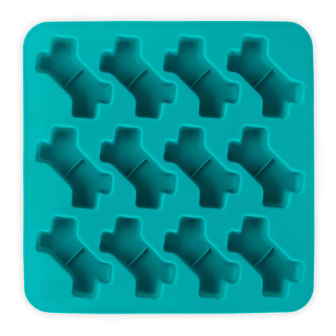 Messy Mutts Silicone Bake and Freeze Treat Maker 2 Pack - 12 x 1oz Bones