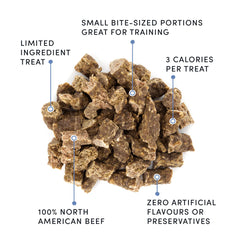 Crumps' Naturals Semi Moist Beef Mini Trainers 132g