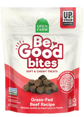 Open Farm Be Good Bites Grass Fed Beef Recipe Soft & Chewy Dog Treats 6oz