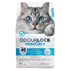 Odourlock maxCare Ultra Premium Unscented Clumping Litter Cat 12kg