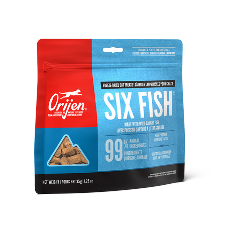 Orijen Freeze Dried Six Fish Cat Treats