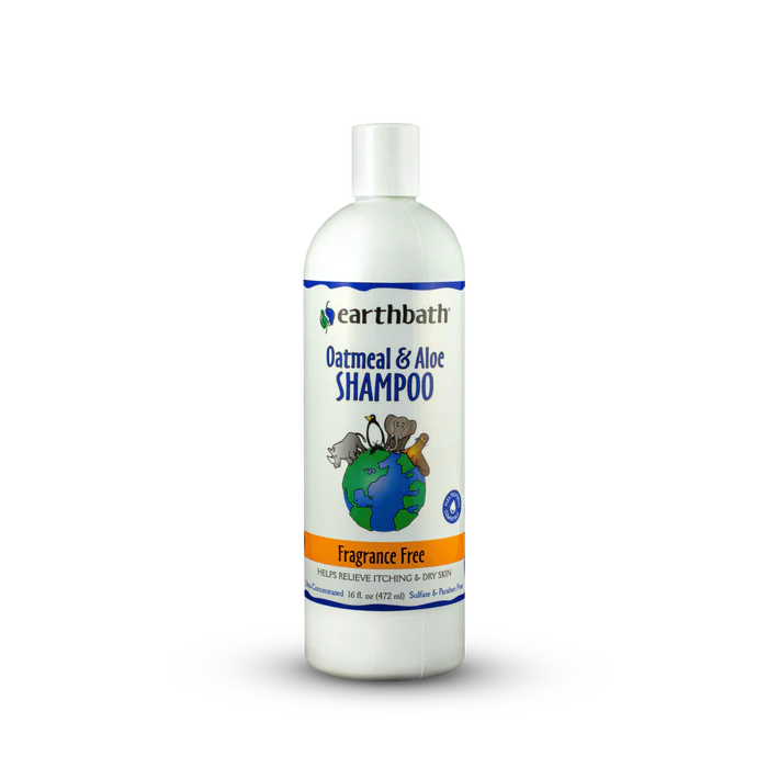 Earthbath Oatmeal & Aloe Fragrance Free Shampoo 16oz
