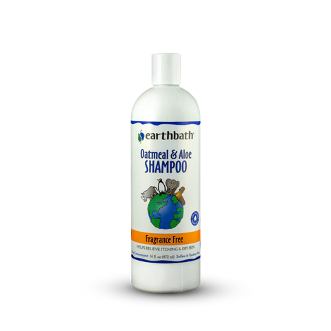 Earthbath Oatmeal & Aloe Fragrance Free Shampoo 16oz