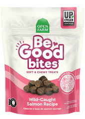 Open Farm Be Good Bites Wild Caught Salmon Recipe Treats 6oz
