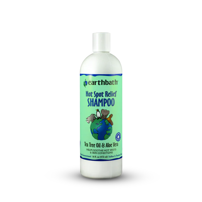Earthbath Hot Spot Relief Tea Tree & Aloe Shampoo 16oz
