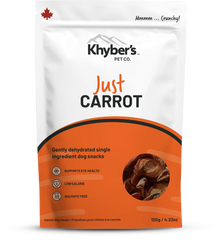 Khyber's Trail Bites Single Ingredient Just Carrot 120g