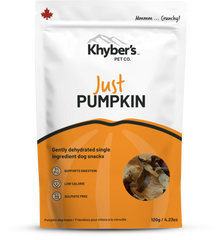 Khyber's Tail Bites Single Ingredient Just Pumpkin 120g