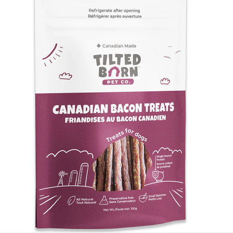Tilted Barn Canadian Bacon Treats 100g