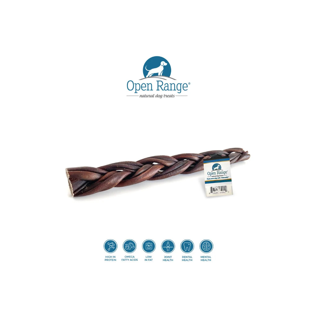 Open Range Water Buffalo Collagen Braid 11-12"