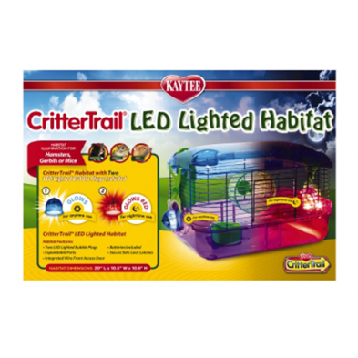 Kaytee CritterTrail LED Lighted Habitat