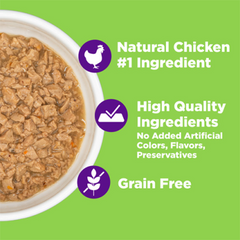 Wellness Complete Health Purrfect Duos Chicken & Turkey Liver Dinner Cuts in Gravy 2.64oz