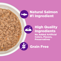Wellness Complete Health Purrfect Duos Salmon & Shrimp Dinner Cuts in Gravy 2.64oz