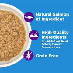 Wellness Complete Health Purrfect Duos Salmon & Whitefish Dinner Cuts in Gravy 2.64oz